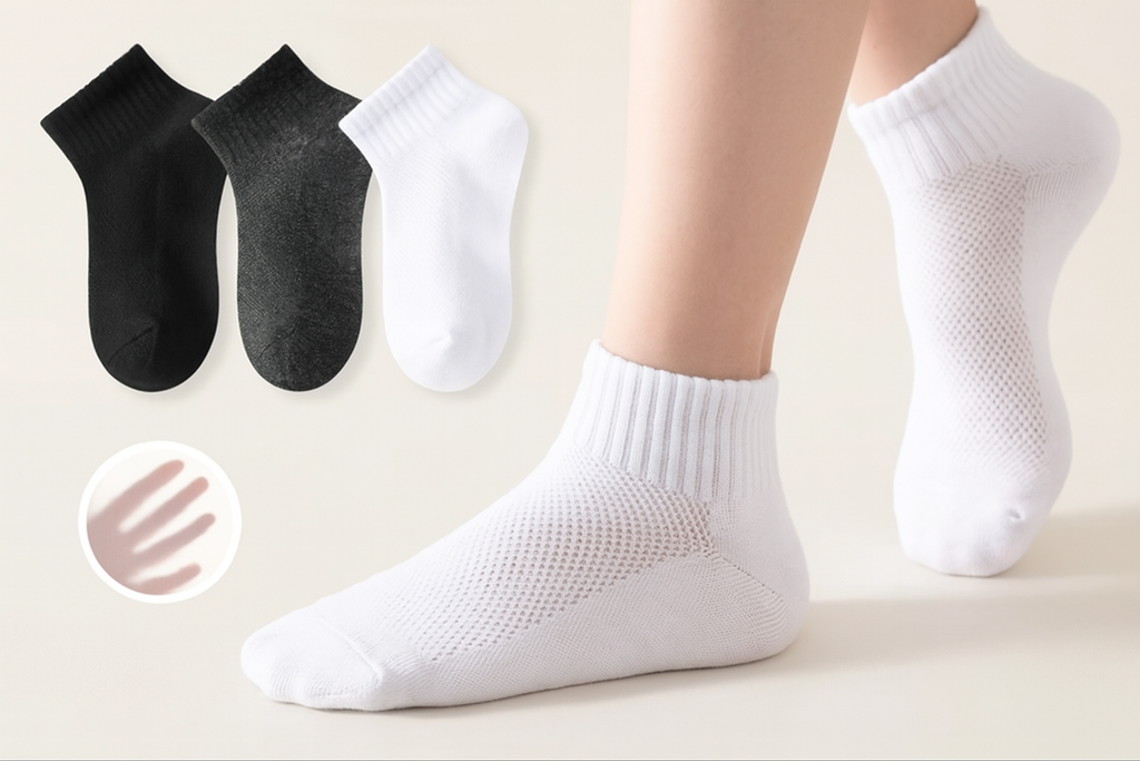 Kids Cotton Crew Socks (5-Pack, Assorted Colors) – Buy One Give One | Dollar Sole