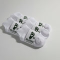 Children’s white ankle socks by Dollar Sole, $3 Buy One Give One