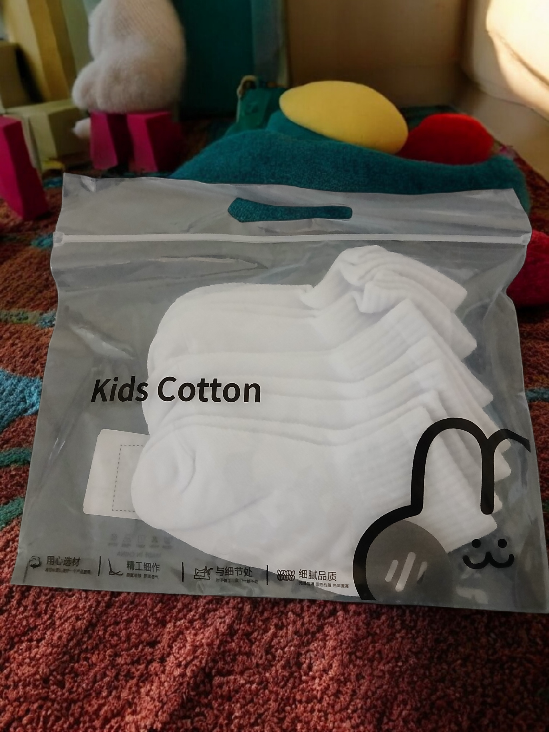 Kids Cotton Crew Socks (5-Pack, Gray) – Buy One Give One | Dollar Sole