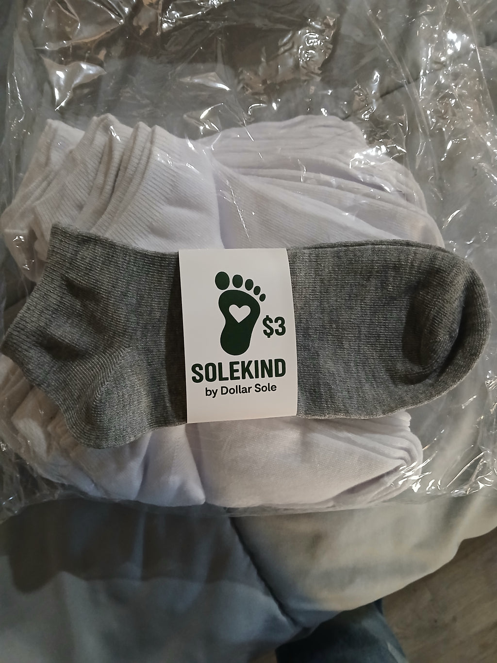 Women/Men socks in black, white, and gray colors