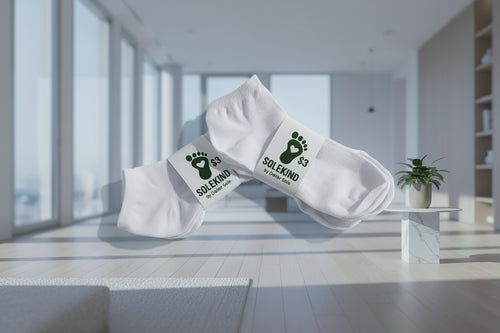 White socks for families and households